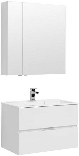 Комплект мебели Aquanet 00237347 Алвита для ванной комнаты, белый купить недорого в интернет-магазине Керамос