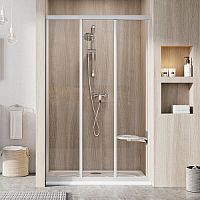 Душевая дверь Ravak 00VD0U02Z1 ASDP3-110 раздвижная Supernova, сатин + транспарент