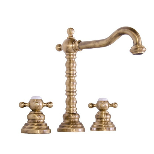 Смеситель для раковины, на 3 отв. Gattoni VIVALDI 1210012V0br Смеситель для раковины, на 3 отв. Gattoni VIVALDI 1210012V0br