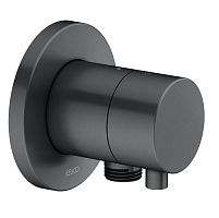 Переключатель Keuco 59556131101 IXMO на 2 потребителя, встраиваемый DN 15, хром черный шлифованный