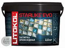 Эпоксидная затирка LITOKOL STARLIKE_EVO_S105(2.5кг)_Bianco Titanio (exp_date) Эпоксидная затирка LITOKOL STARLIKE_EVO_S105(2.5кг)_Bianco Titanio (exp_date)