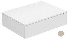 Тумба Keuco 31740750000 Edition 400 боковая 70х53.5 см, белый/стекло матовое кашемир