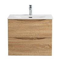 Тумба под раковину подвесная BelBagno MARINO-CER-N MARINO-CER-N-600-2C-SO-WO-P