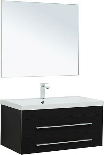 Комплект мебели Aquanet 00287640 Верона для ванной комнаты, черный