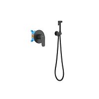Набор Aquatek AQ1119MB Бетта с гигиеническим душем, черный матовый Набор Aquatek AQ1119MB Бетта с гигиеническим душем, черный матовый