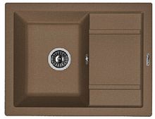Мойка для кухни Florentina 20.155.C0660.105 Липси 66х51 см, с крылом, коричневая