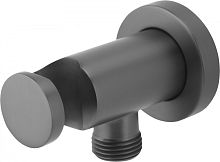 Кронштейн Deante NAC_D51K Cascada для подключения шланга Round, с держателем для лейки, Titanium (титан)