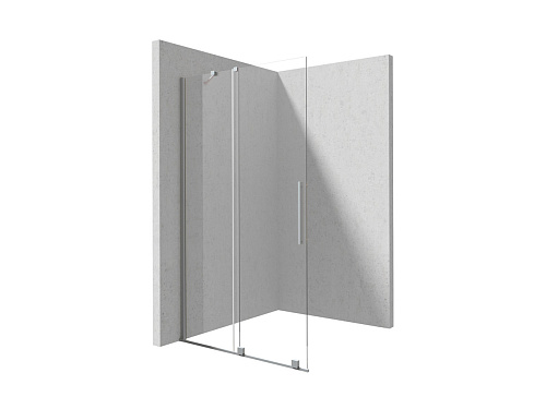 Душевое ограждение Deante KTJ_F30R Prizma раздвижное 100х195 см, Total White/сталь Душевое ограждение Deante KTJ_F30R Prizma раздвижное 100х195 см, Total White/сталь