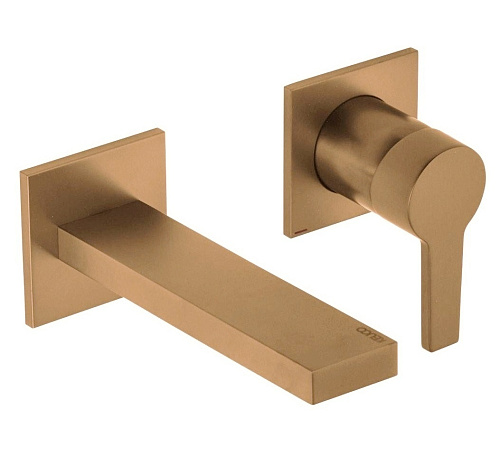 Смеситель Keuco 51116030202 Edition 11 для умывальника однорычажный, бронза шлифованная купить недорого в интернет-магазине Керамос