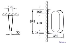 Перегородка Jacob Delafon Out of collection E1599-00
