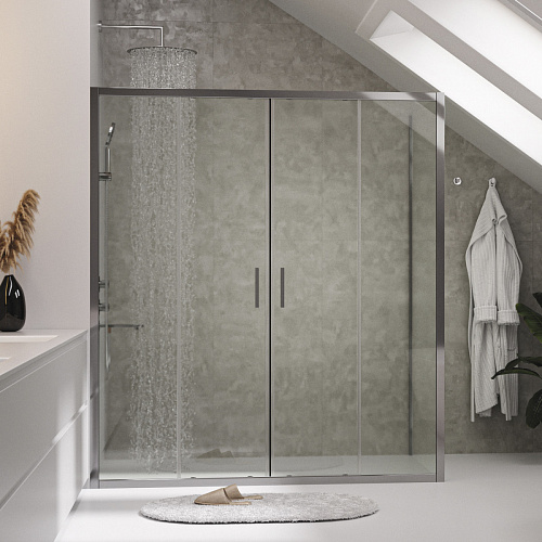 Душевой уголок WasserKRAFT Lippe 45S 45S48 Душевой уголок WasserKRAFT Lippe 45S 45S48