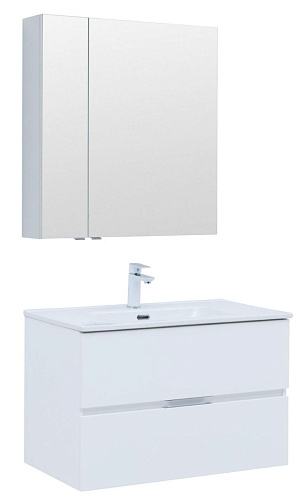 Комплект мебели Aquanet 00274206 Алвита New для ванной комнаты, белый купить недорого в интернет-магазине Керамос