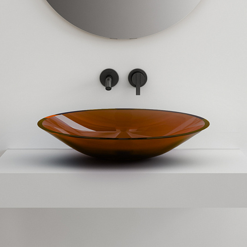 Раковина Abber Kristall AT2812Opal Раковина Abber Kristall AT2812Opal