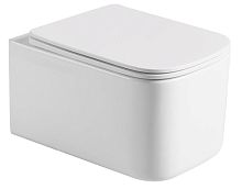 Унитаз подвесной  с крышкой  Boheme Mane 970-SET-W белый