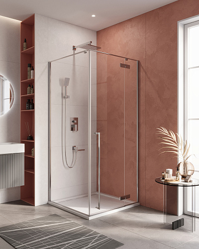 Душевой уголок Cezares LINER LINER-A-1-90-C-Cr-R Душевой уголок Cezares LINER LINER-A-1-90-C-Cr-R