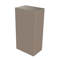 Шкаф-пенал Keuco 31725140002 Edition 400 средний 90х45 см, петли справа, трюфель/стекло глянцевое трюфель