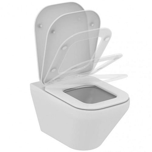 Унитаз Ideal Standard K316701 Tonic II подвесной 36х54 см с сиденьем, AquaBlade®, Euro White (евробелый)