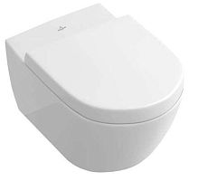 Чаша унитаза Villeroy & Boch 5614R0R1 Subway 2.0 подвесного, 38х57 см, альпийский белый CeramicPlus