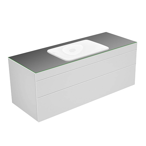 Тумба Keuco 31573700000 Edition 400 под умывальник 140х53.5 см, белый/стекло глянцевое антрацит купить недорого в интернет-магазине Керамос Тумба Keuco 31573700000 Edition 400 под умывальник 140х53.5 см, белый/стекло глянцевое антрацит купить недорого в интернет-магазине Керамос