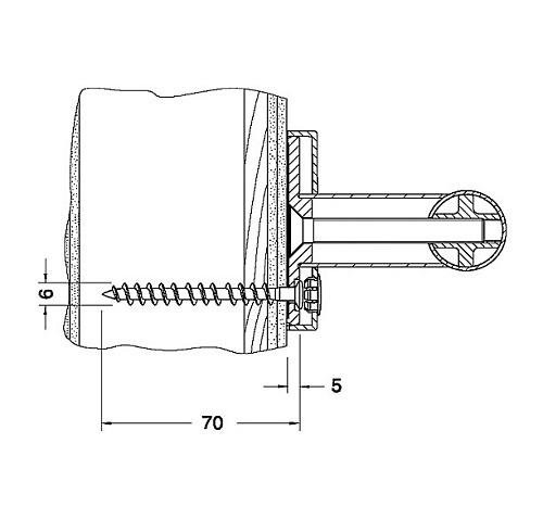 Крепежный комплект № 4 Keuco 34990000200 Plan Care, хром купить недорого в интернет-магазине Керамос