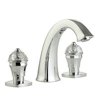 Смеситель Migliore 27311 Korona для раковины, ручки Crystal/хром