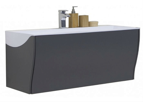Тумба с раковиной Акватон Ондина 1A1834K0ODG20, графит Тумба с раковиной Акватон Ондина 1A1834K0ODG20, графит снят с производства
