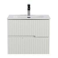 Тумба под раковину подвесная Cezares DUET-N DUET-N-600-2C-SO-BL