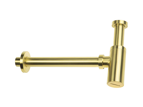 Сифон Deante NHC_R31K Cascada для раковины Round, под донный клапан, брашированное золото Сифон Deante NHC_R31K Cascada для раковины Round, под донный клапан, брашированное золото