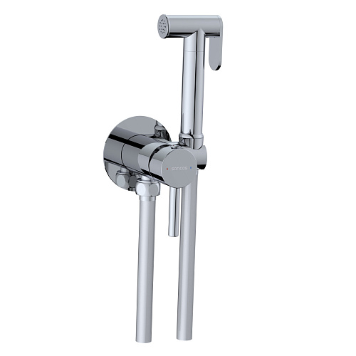 Гигиенический душ Sancos SC1001CH Start со смесителем, хром глянцевый