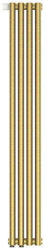 Радиатор Сунержа 051-0320-1204 Эстет-0 отопительный н/ж EU50 левый 1200х180 мм/ 4 секции, состаренная латунь