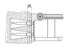 Крепежный комплект № 10 Keuco 34996000100 Plan Care, хром