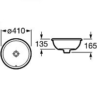 Раковина встраиваемая Roca FORO 327884000
