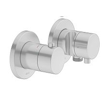 Смеситель Keuco 53953171221 Plan blue с термостатом для встройки, алюминий finish