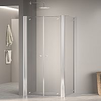 Душевой уголок RGW 04084727-011 Passage PA-47 (PA-04 + Z-050-1 + держатель), 185 см, профиль хром