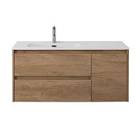 База BelBagno KRAFT-1000-2C-1A-SO-RNN-L под раковину 100х46 см, подвесная, Rovere Nebrasca Nature (натуральный дуб Небраска)