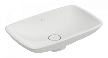 Раковина Villeroy & Boch 515400R1 Loop&Friends на столешницу, альпийский белый CeramicPlus