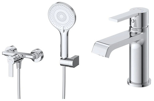 Комплект смесителей BelBagno Aurora AURORA-ESDM/LVM-CRM