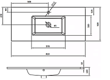 Столешница стекло 80 см Armadi Art моноблок СЕРЕБРО 852-080-SL Столешница стекло 80 см Armadi Art моноблок СЕРЕБРО 852-080-SL