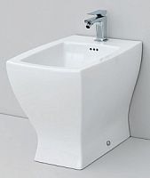 Биде напольное Artceram JZB002 05 00 bi matt Jazz, с 1 отверстием под смеситель, 36х54 см, белое матовое
