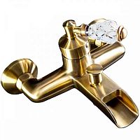 Смеситель Boheme 203-CRST Vogue Crystal для ванны, бронза