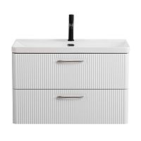 Тумба под раковину подвесная BelBagno DUE DUE-800-2C-SO-BM-P