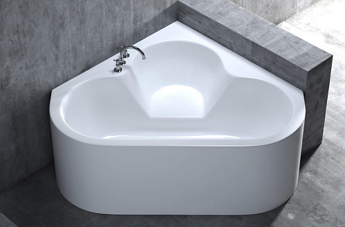 Угловая пристенная ванна Salini 101211G IGINA материал S-Sense - глянцевая снят с производства