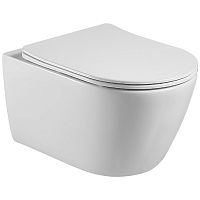 Унитаз подвесной Aquatek AQ1253W-00 Бетта 53х36 см, безободковый, белый