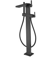 Смеситель Keuco 51127130100 Edition 11 для ванны однорычажный, хром черный шлифованный