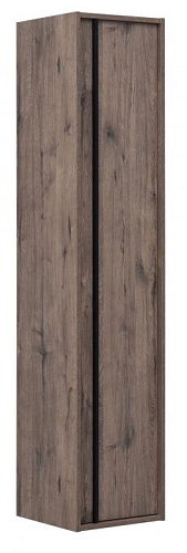 Шкаф-пенал Aquanet 00253914 Lino подвесной, 160х35 см, темное дерево купить недорого в интернет-магазине Керамос