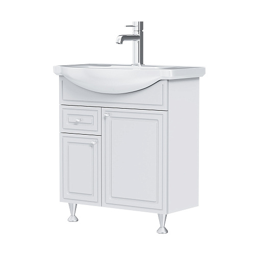 Тумба с раковиной напольная Damixa PALACE ONE M41-FSX0753WG-WCC075 купить недорого в интернет-магазине Керамос