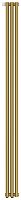 Радиатор Сунержа 032-0320-1803 Эстет-0 отопительный н/ж EU50 левый 1800х135 мм/ 3 секции, матовое золото