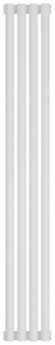 Радиатор Сунержа 30-0301-1204 Эстет-1 отопительный н/ж 1200х180 мм/ 4 секции, матовый белый