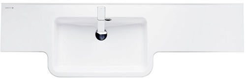 Раковина Акватон 1A709631PI01L Hotel B подвесная 140х40 см, левая, белая Раковина Акватон 1A709631PI01L Hotel B подвесная 140х40 см, левая, белая