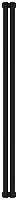Радиатор Сунержа 31-0301-1202 Эстет-1 отопительный н/ж 1200х90 мм/ 2 секции, матовый черный